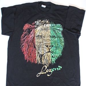 Lion Head Men's ProChamp 100% Cotton T-Shirt Black